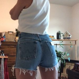 Wrangler Shorts - vintage wrangler jean shorts Wrangler Shorts - vintage wrangler jean shorts